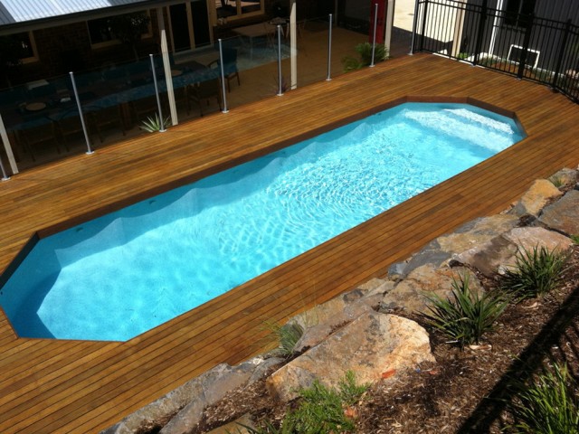 swimming pool with deck for sale