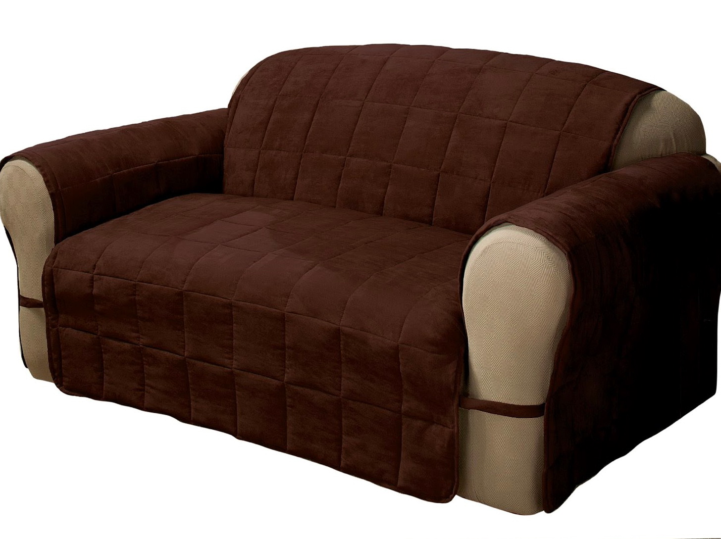 sofa cover made of leather