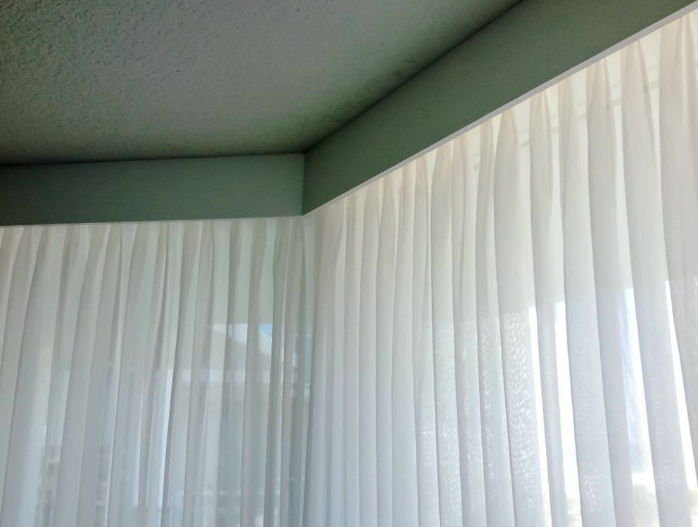 White Sheer Pinch Pleat Curtains | Home Design Ideas