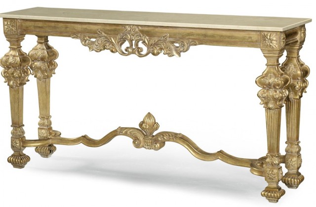 Antique Gold Console Table | Home Design Ideas