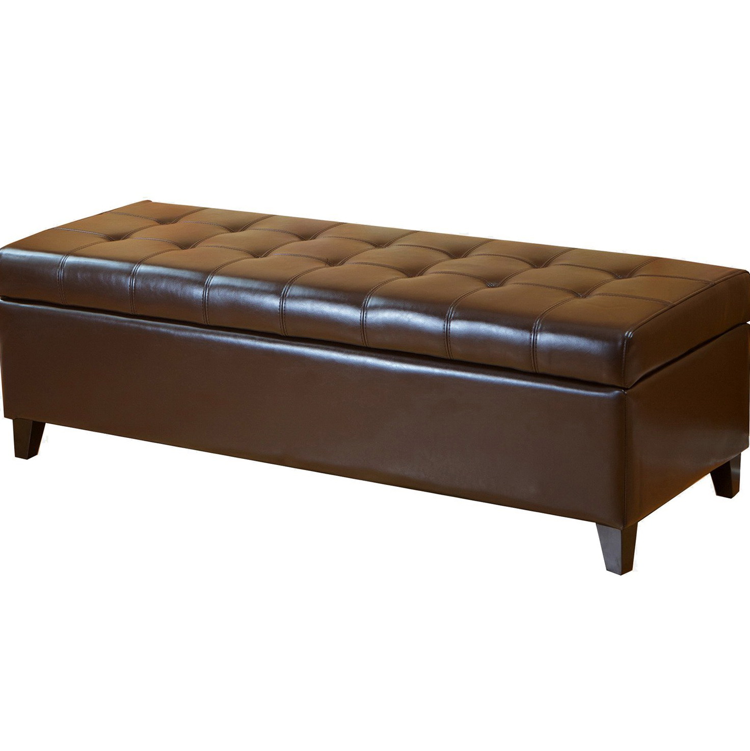 End Bed Storage Bench Tar