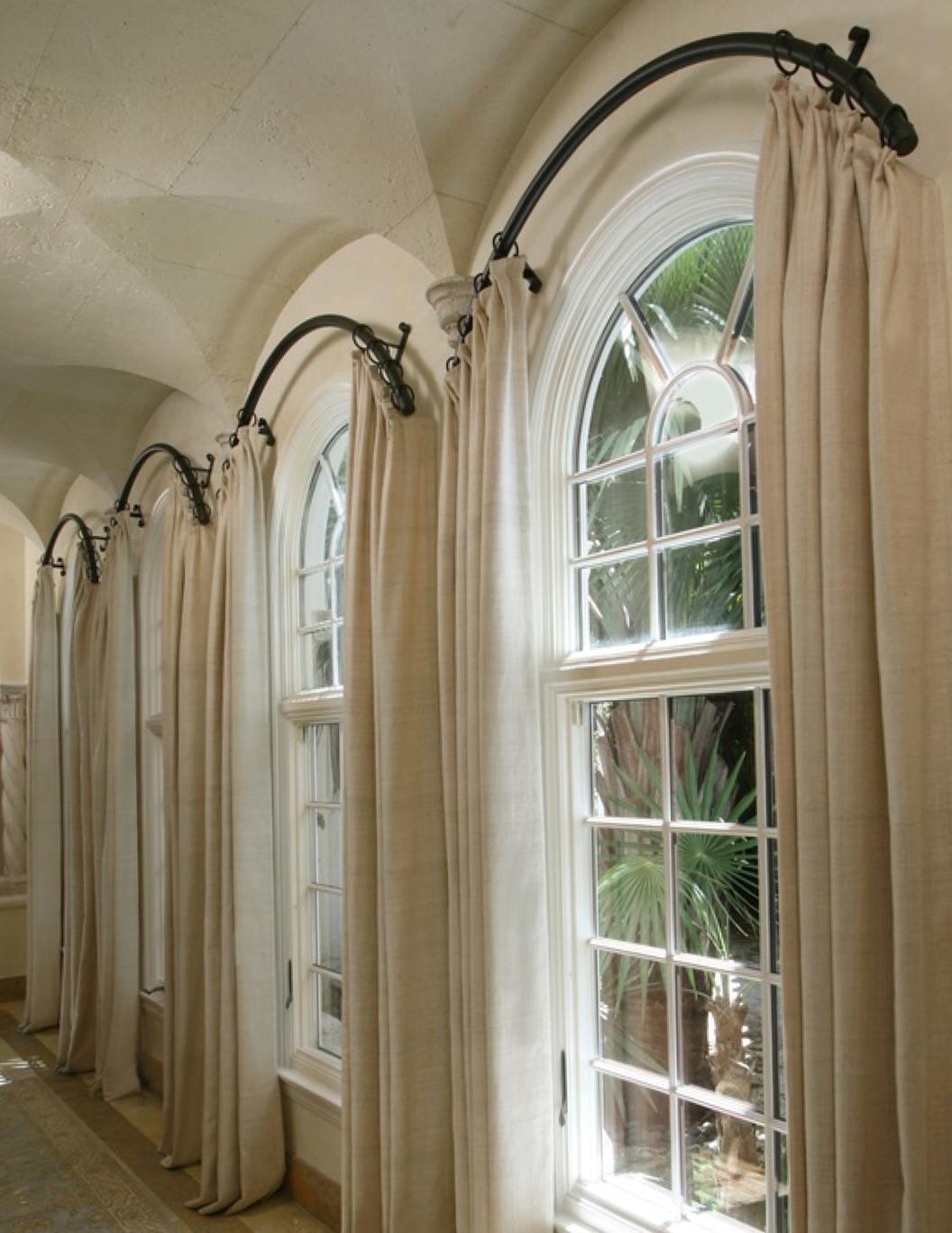 Curtains For Arched Windows Ideas 