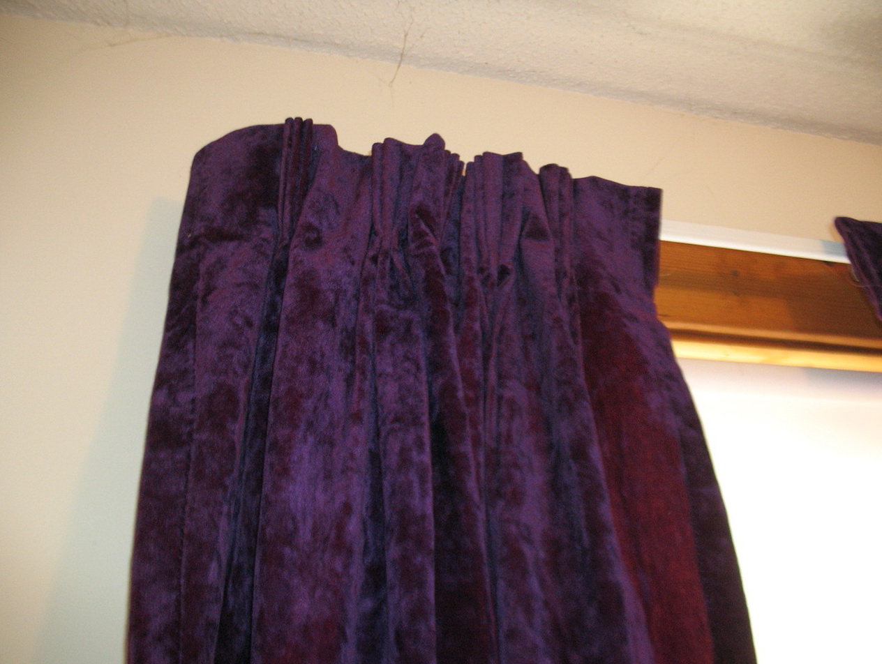Dark Purple Curtains For Living Room