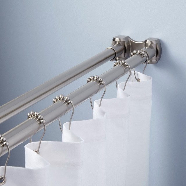 Tension Shower Curtain Rod Keeps Falling Down | Home Design Ideas