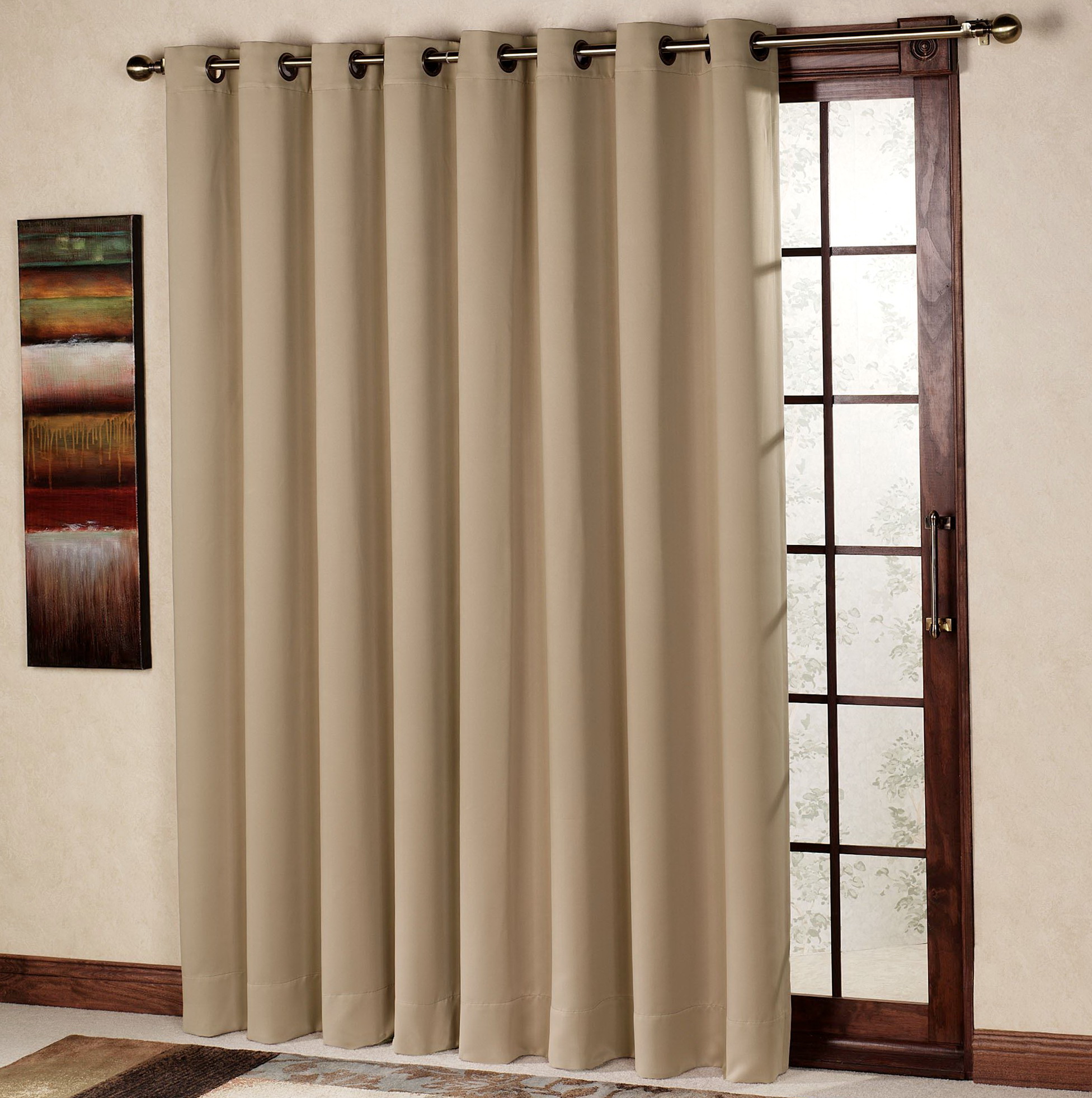 magnetic screen curtain for sliding glass door